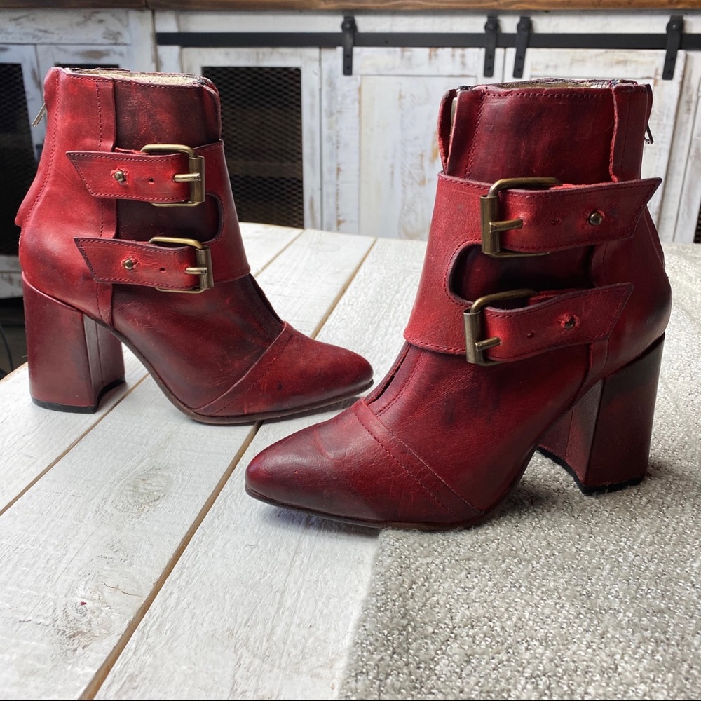 SOLD Freebird By Steven Joey Leather Ankle Boot - Picture 3 of 16